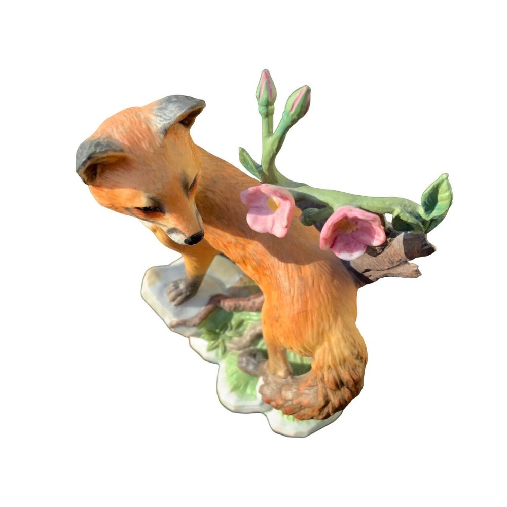 Lenox Woodland Fox - Piece Named; Early Morning Surprise - Red Fox 1994